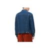 Levis Solid Color Single Breasted Collar Denim Jacket Unisex Jackets Blue A8409-0000