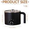 Wax Melting Pot 1.5L Large Stainless Steel Electric Non-stick Candle Making Pot Melting Pitcher for Soap Candy Chocolate Butter
