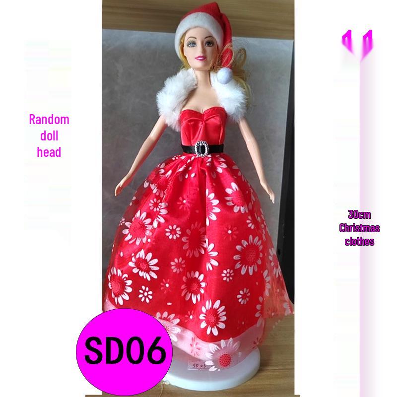 Christmas Doll Clothes Set for BJD and Reborn Dolls - Limited Edition Fashion for Children
