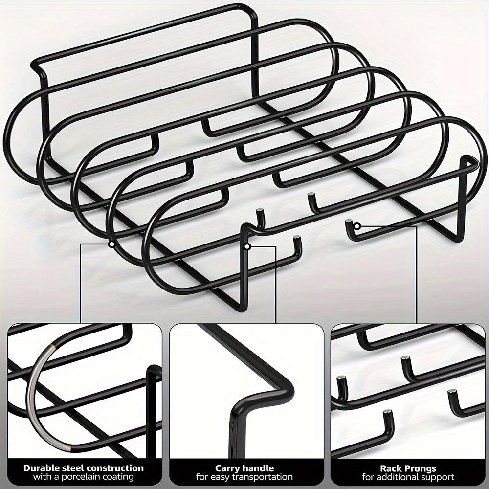 

1PCS Non-Stick BBQ Grill Grid Carbon Steel for Outdoor Camping Picnic Steak Cooking Grilling Tools Accessories чёрный