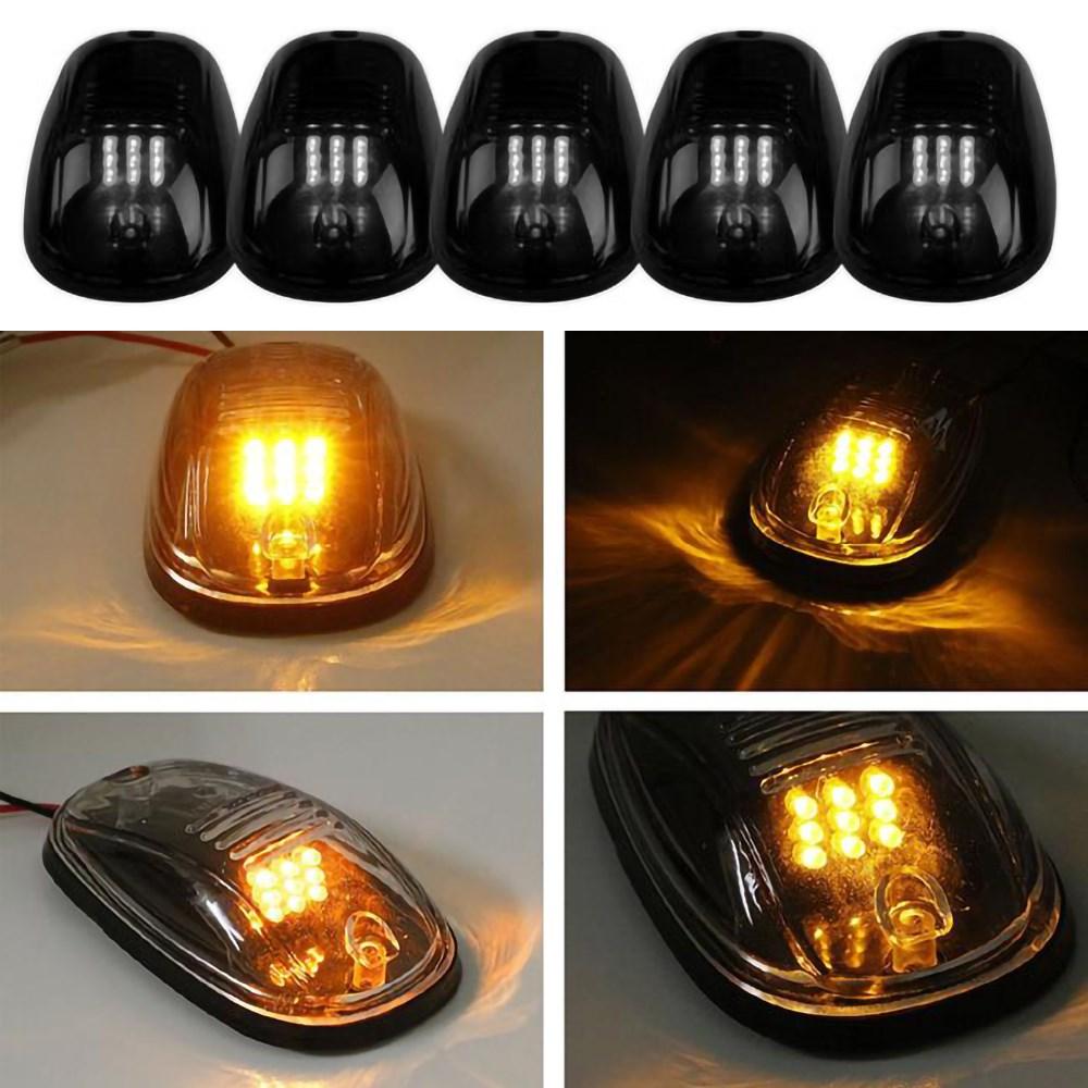 LED Gule Takmarkeringslys Kjørelys For 03-16 Dodge Ram 3500 4500 5500