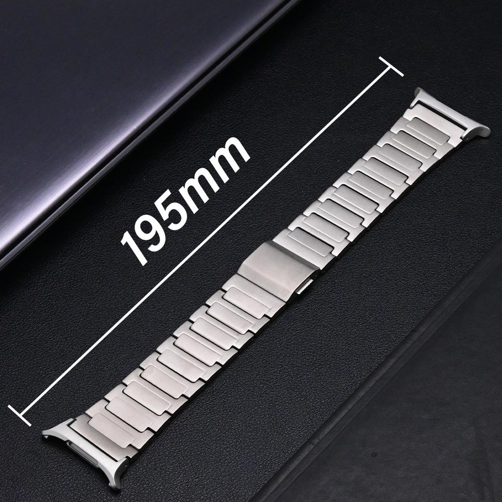 Magnetic Titanium Band for Samsung Galaxy Ultra Luxury Men Wristband for Samsung Galaxy Ultra Watch 47mm NO Gaps Link Bracelet