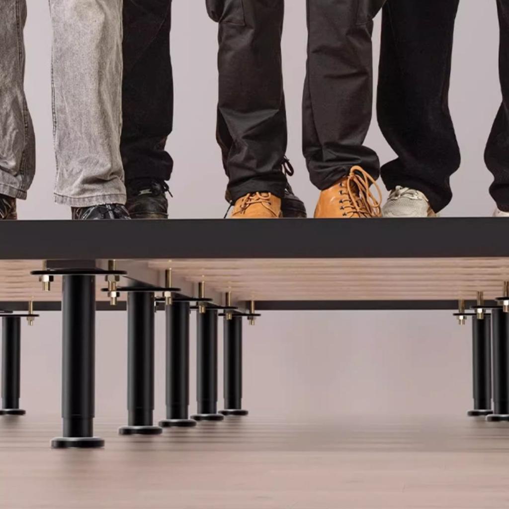 Adjustable Bed Frame Support Legs with Wider Base Under Bed Center Support Leg Bed Slat Furniture Leg Easy To Install