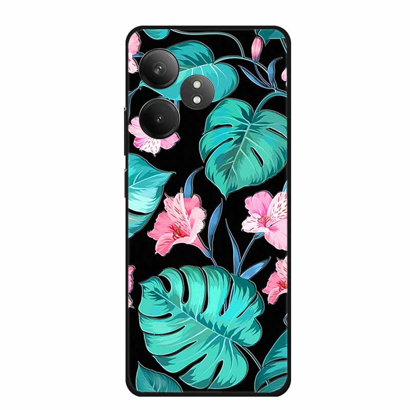 3D Emboss Case For Realme GT Neo6 Neo 6 SE 6SE Phone Case Flowers Silicone Soft Coque For Realme GT 6 T 6T Back Cover Case Funda