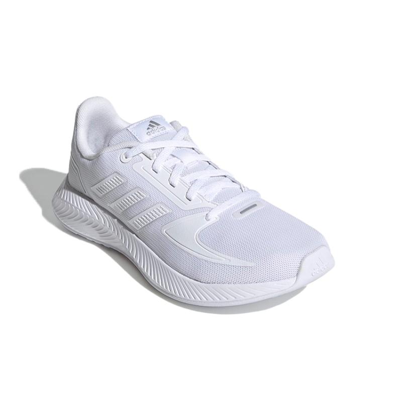 adidas Neo Runfalcon 2.0 K Breathable Low Top Kids' Running Shoes White Gray Kids' Sneakers FY9496