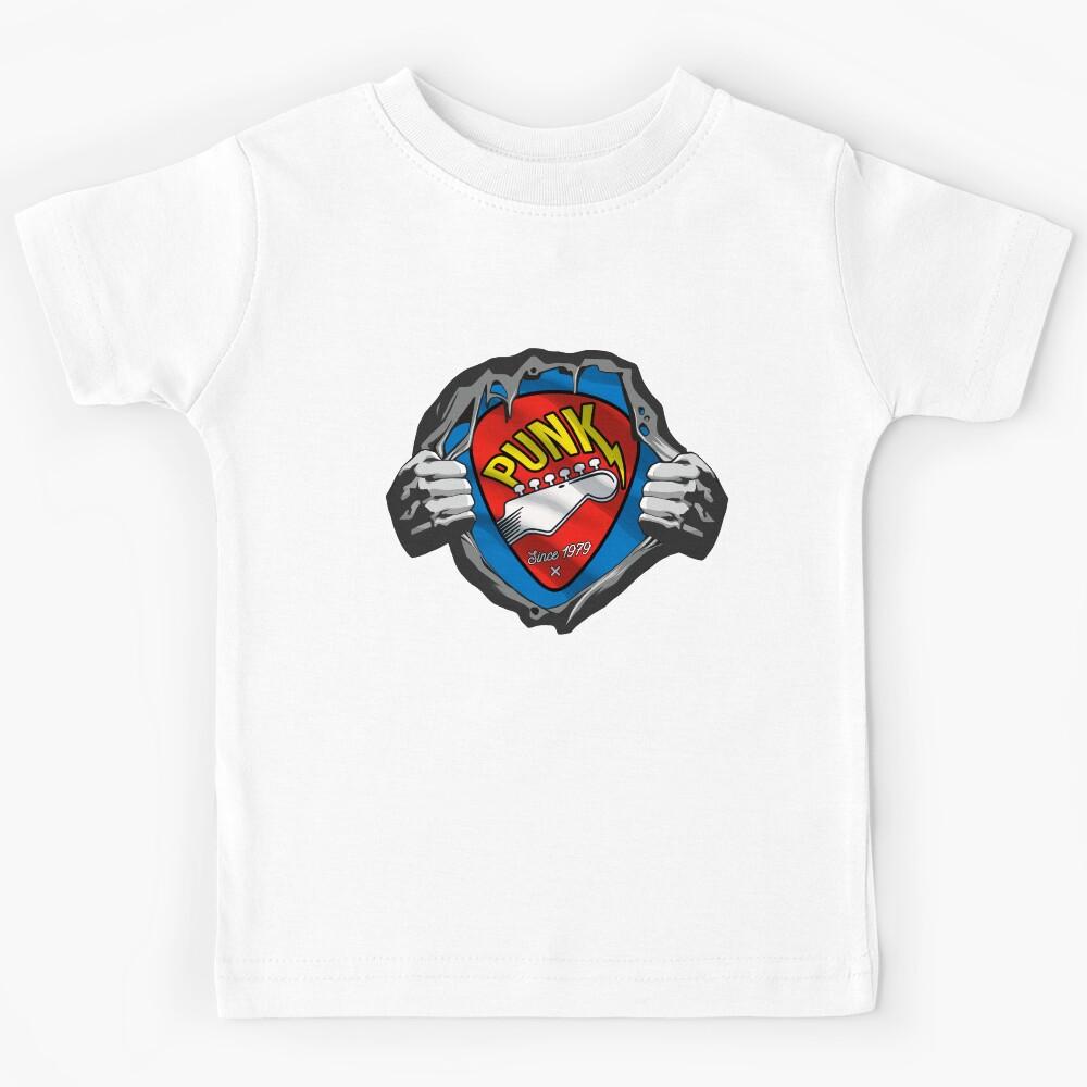 Punk Rock Superhero Gift Kids T-Shirt 150