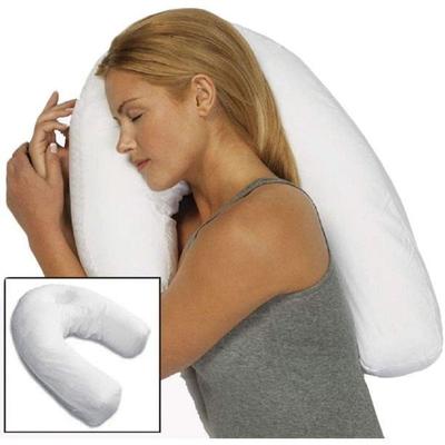 Cuscino Ausiliario per Dormire sul Fianco, Cuscino per Dormire sul Fianco, Cuscino a U, Cuscino per la Vita, Imballaggio Sottovuoto per Dormire a Letto