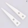2Pcs Insulated Straight Curved Tip Anti-Static Ceramic Tweezers Electronic Industrial Ceramic Tweezers For Industry