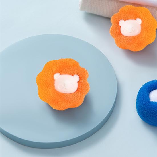 6Pcs Laundry Balls Protective Clothing Pet Hair Remover Reusable Sponge Balls Washing