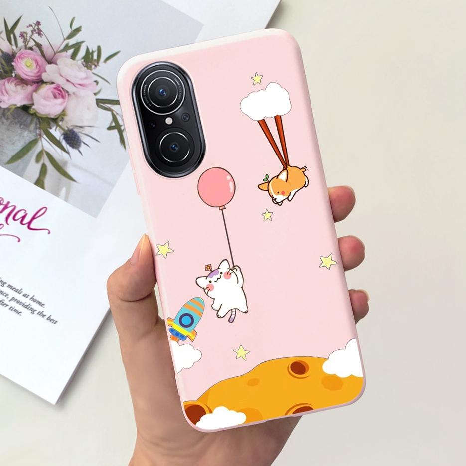 For Huawei Nova 9 SE Case Cute Dinosaur Cartoon Back Cover Soft Silicone Phone Case For Huawei Nova 9 Pro Nova9 SE Fundas Bumper