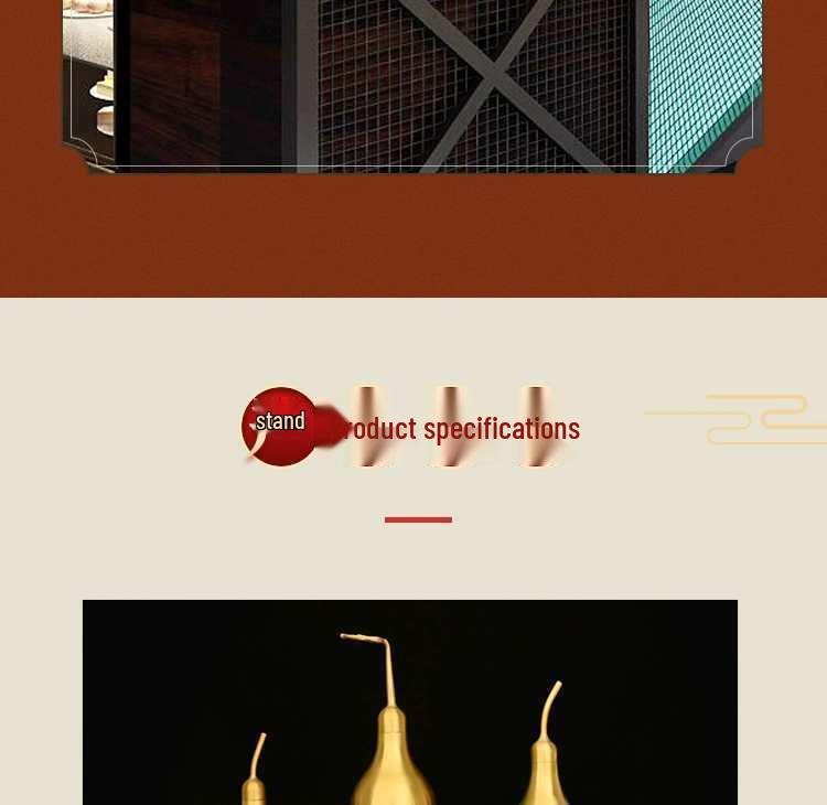 Brass Bagua Gourd with Five Emperors' Coins Pendant – Home Decor Craft