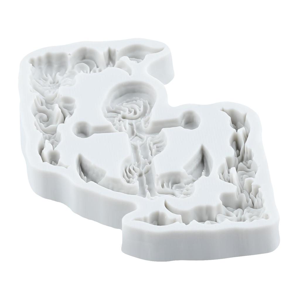 Ship Anchor Silicone Molds Anchor Lighthouse Rudder Fondant Mold Cake Decorating Tools Cupcake Topper Chocolate Candy Craft Gum Paste Polymer Clay