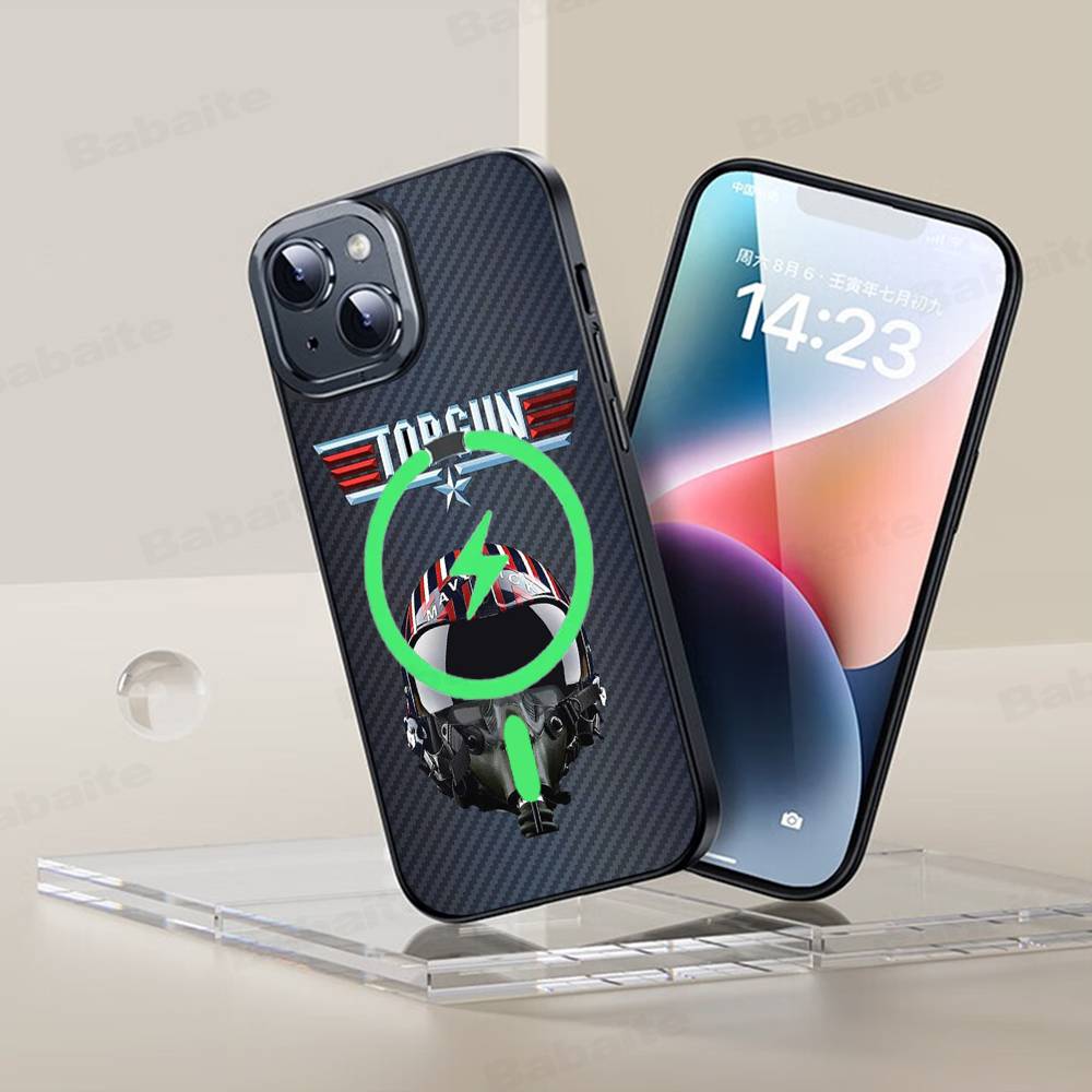 Top Gun Maverick For Magsafe Case For IPhone 17 16 Pro Max 15 14 Plus 13 12 11 Wireless Charging Phone Cover