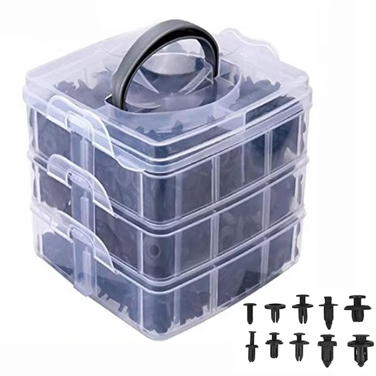 

620 Pcs Plastic Auto Fasteners Kit Car Retainer Clips Regular Size Door Panel Trim Clip Auto Bumper Buckle Car Rivets One Size