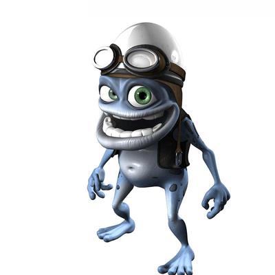 J110# Nálepky na auto Nálepky na motorku Funny Crazy Frog Cartoon Dekoratívne doplnky na zakrytie škrabancov Vodotesné