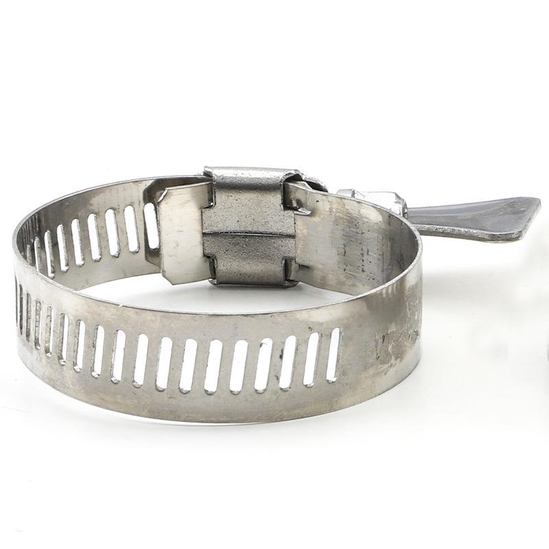 Ručně utahovaná hrdlová svorka z nerezové oceli 304 pro plynové potrubí (6-400MM)