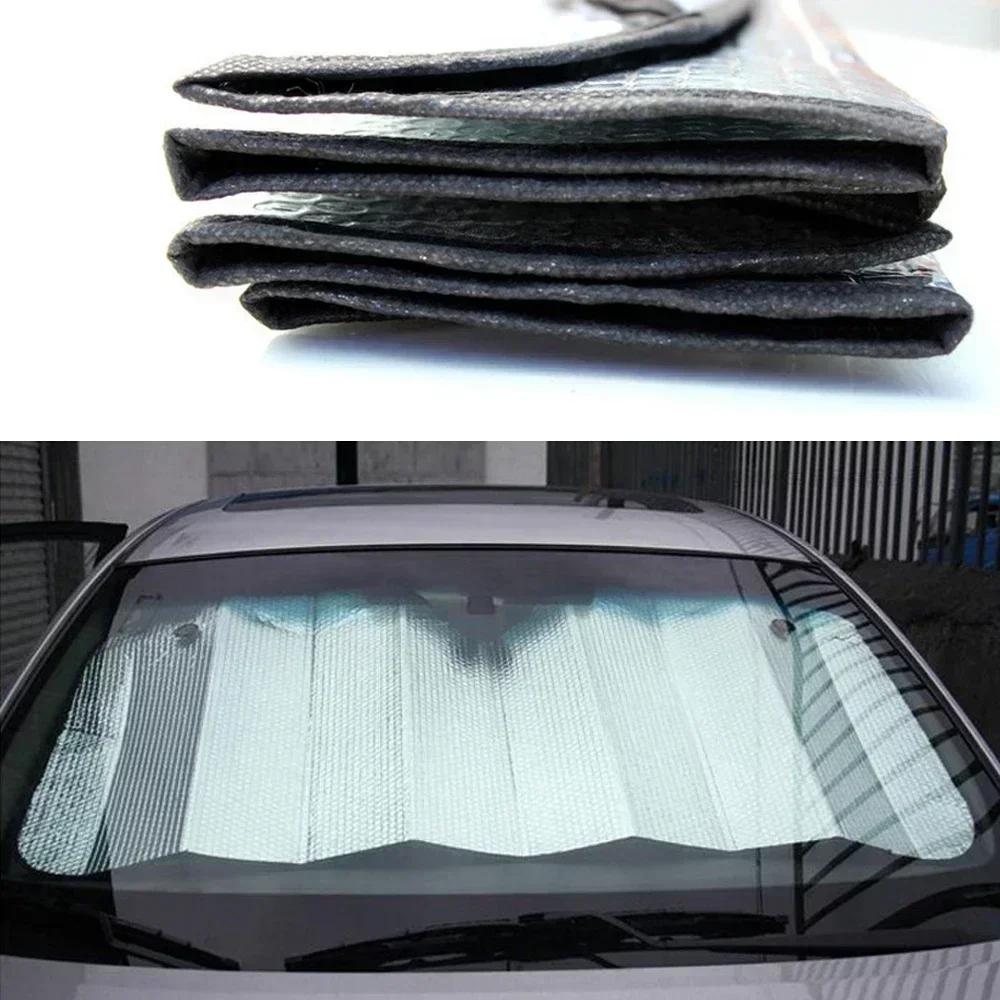 Universal Reflector Car Sun Shade Cover Foldable Portable Windscreen Visor Sunshade Protector Aluminum Foil Auto Window Shield
