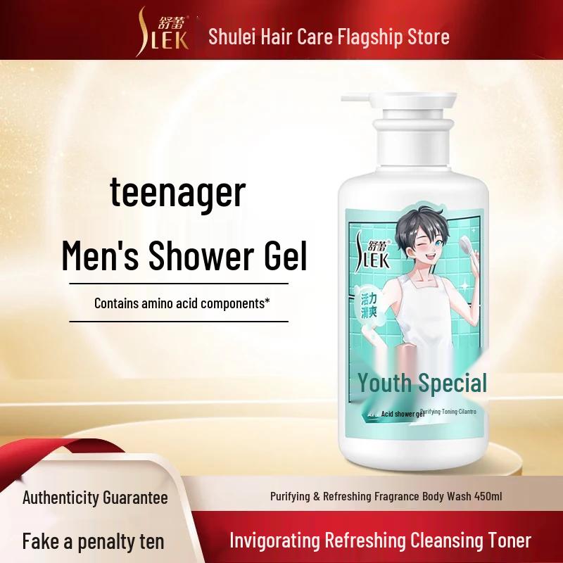 Slek Teen Anti-Dandruff Shampoo & Refreshing Shower Gel Set
