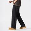 Black Tencel Jeans Men's Trendy Brand Summer New Lyocell Loose Straight Drop Casual Pants