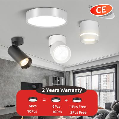 Led Downlight Spotlight lampa sufitowa 220V 5W 10W15W montowana na powierzchni lampa Led Down lampa sufitowa do oświetlenia salonu kuchnia