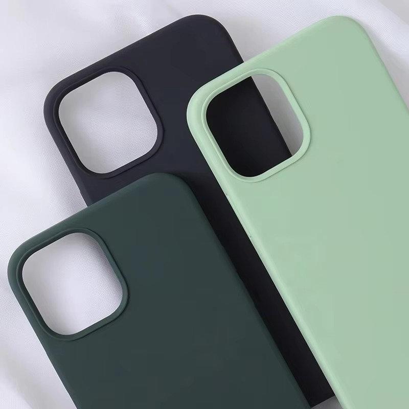 Luxusní tekuté silikonové pouzdro pro iPhone 13 14 15 Pro Max 11 12 Mini X XS XR Plus Ochrana fotoaparátu nárazuvzdorný kryt