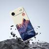 For iPhone 17 Air Case Blue Snow Mountain Pattern Printing Straight Edge TPU Phone Back Cover