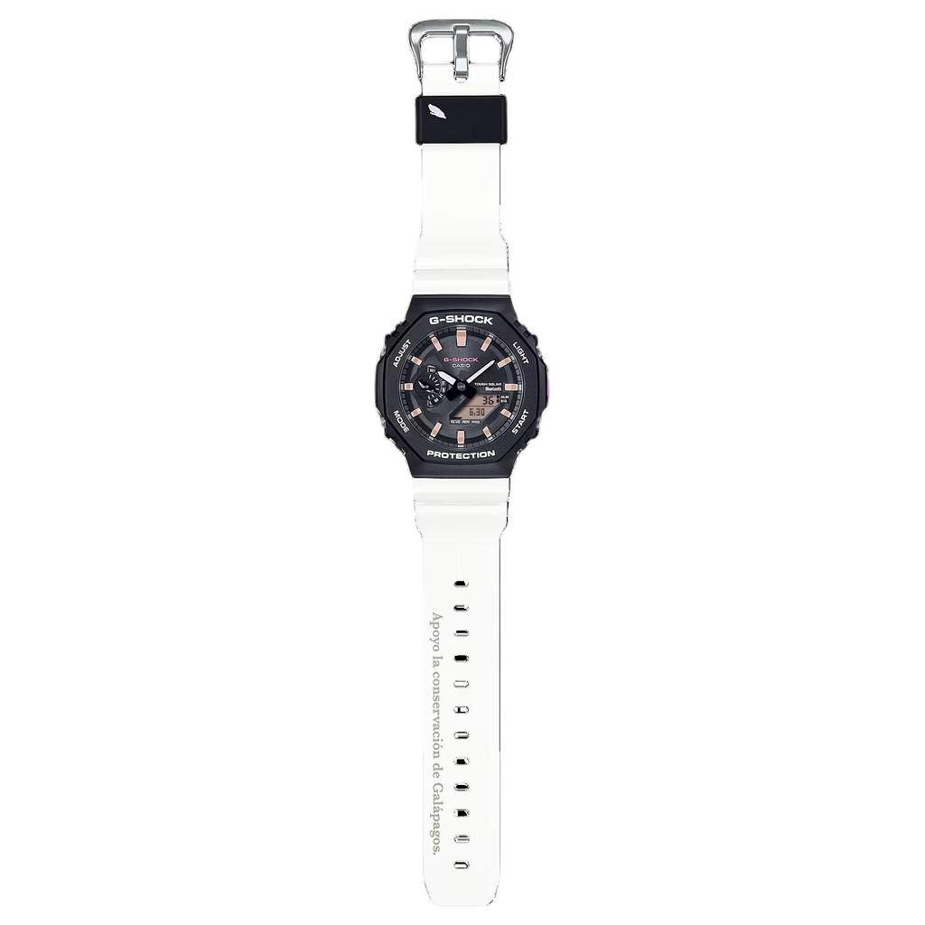 CASIO / Solar Quartz Movement Resin Strap Watch Unisex Black Dial GA-B2100CD-1A7