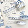Wing Bow Grid Themed Decorative Tape Set 2/3Pcs INS Style Cute Adhesive Tapes for Journaling Gift Packing DIY Handcrafts