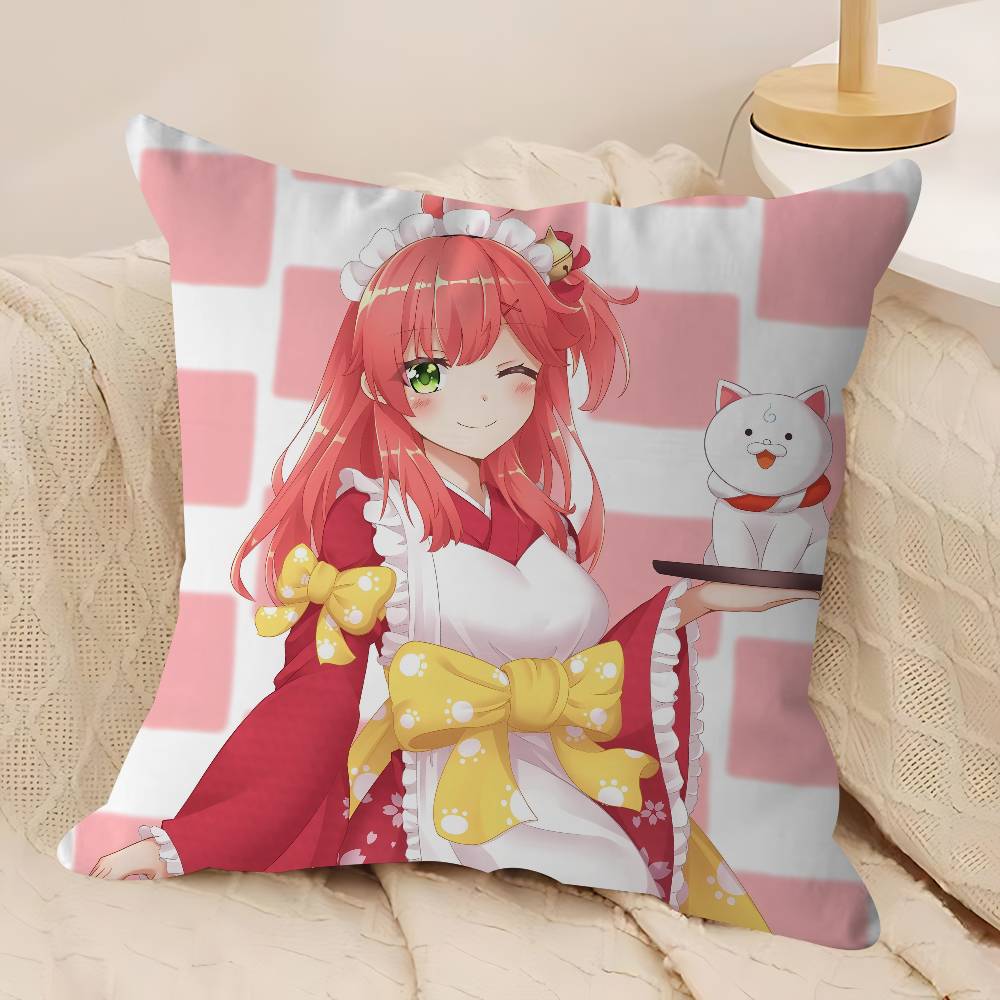 Anime Hololive Sakura Kissenbezug Dekokissen Sofa Heimdeko Hülle Kissenbezüge