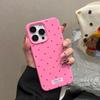 Polka Dot Glutinous Rice Shell Is Suitable for Apple 17proamx Mobile Phone Case, Fashionable iPhone15/13/11 Anti-drop Soft Case 16.