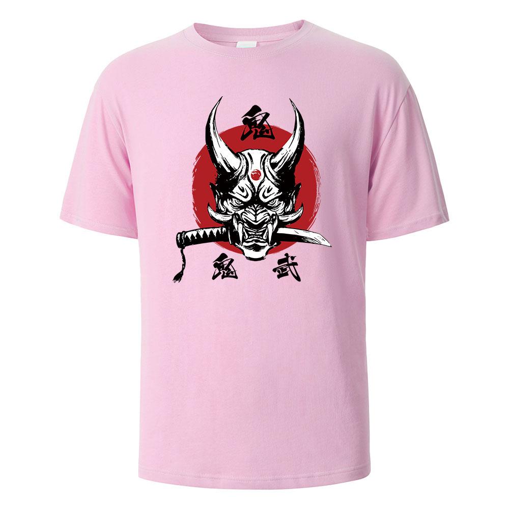 Onimusha Graphic Printed Mens TShirts 100 Cotton Breathable Comfortable Tops For Men Summer Oversize Harajuku Men Clothing