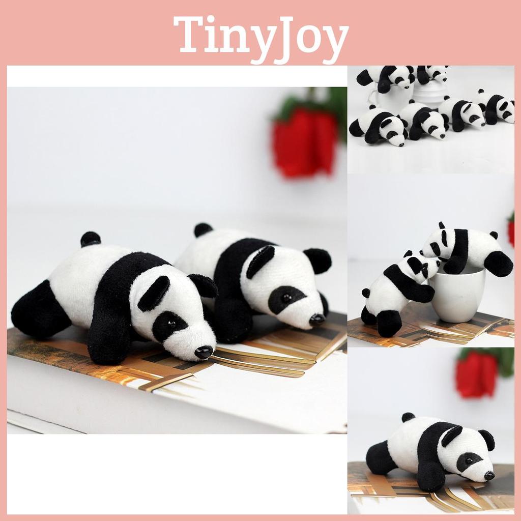 Cute 10cm Panda Plush Doll Soft Short Plush Fabric With Customizable Design