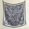 Silk Silk Scarf Women's Spring Summer New Mulberry Silk Temperament Printing Versatile Chinese Square Scarf Outer Scarf Shawl