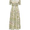 VEROMODA 2024 S/S Printed Off-Shoulder A-Line Maxi Dress