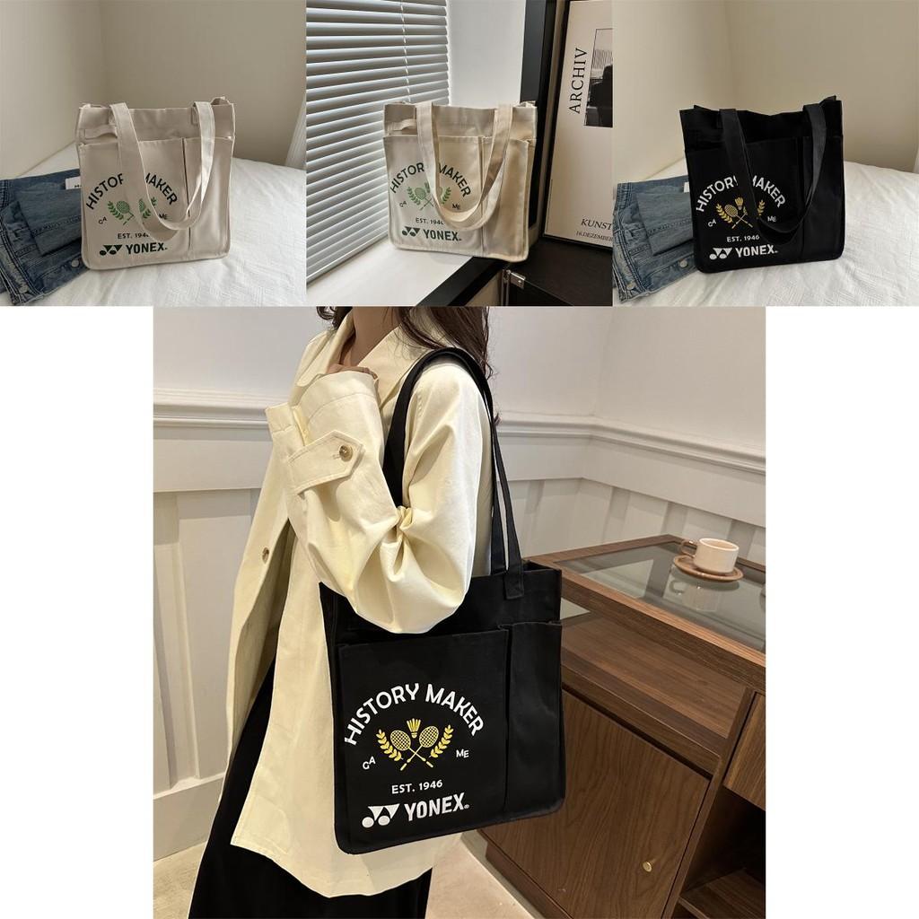 Stilvolle Retro-Tragetasche mit großem Fassungsvermögen für Studenten, aus weichem Canvas-Stoff mit Reißverschluss