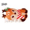 Exquisite Gift for Friends Christmas Hair Claw Clip Women, Acrylic Festive Accessories with Elk Santa Snowflake Durable Clips Patterns, Non