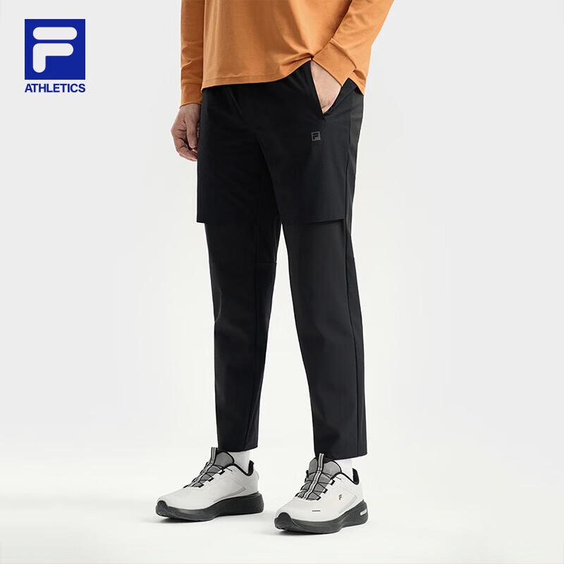 Мужские зимние тканые прямые спортивные штаны FILA M