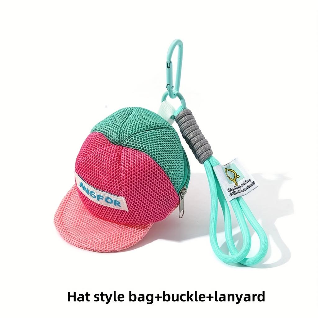 3-delige Dopamine Kleurblokken Opbergtas Set, met haak en koord, multifunctioneel voor reizen, munten, oordopjes en sleutels.