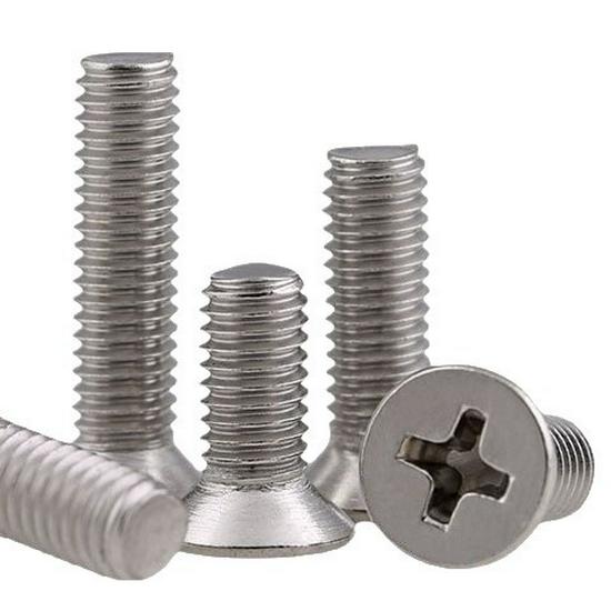 KM Miniature Electronic Countersunk Phillips Screws - M1.2, M1.4, M1.6, M1.7, M2, 2.5, 3