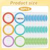 Removable Mason Jar Lid Labels 90 Canning Labels for Jars and Lids Canning Jar Label Stickers Floral Round for Food Container Spice Lids Canister