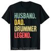 Drummer Vintage Evolution Of Unisex Drumsticks Drumset Drum Set Tshirt Tees Cotton I Destroy Silence Drumming Tshirts Unisex Clothes