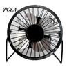 Electric Fan Mini Silent Strong Wind USB Charging Metal Wrought Iron Student Desk for Office