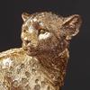 Resin Figurines Animal Statue Home Decor Leopard Sculptures for Yard Indoor Outdoor Decoration Statues Vivid Details