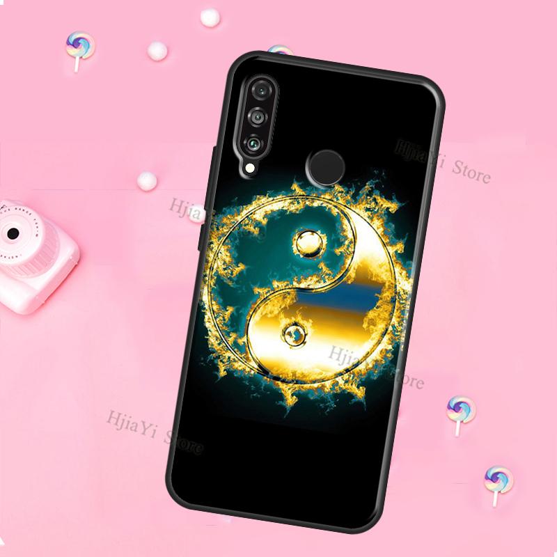 Yin Yang Black White For Huawei Honor Magic 5 Lite X8 X9 X8a X9a 50 70 P20 P30 P40 P50 P60 Pro P Smart 2019 Case