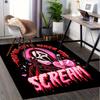 1pc Scream,Valentine,Horror Office Carpet Soft Polyester Entrance Carpet Washable Non Slip Machine W