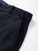 IKALOOK Men'S Regular Fit Elastic Waist Fleece Stretch Suit Pants Bpt112