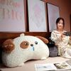 Cartoon Soft Dog Pillow Plush Toy Doll Big Dog Doll Home Pillow Cushion Girl Doll