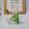 Osterhase Figur Harz Gewebte Kaninchen Skulptur Schlafsaal Party Dekoration