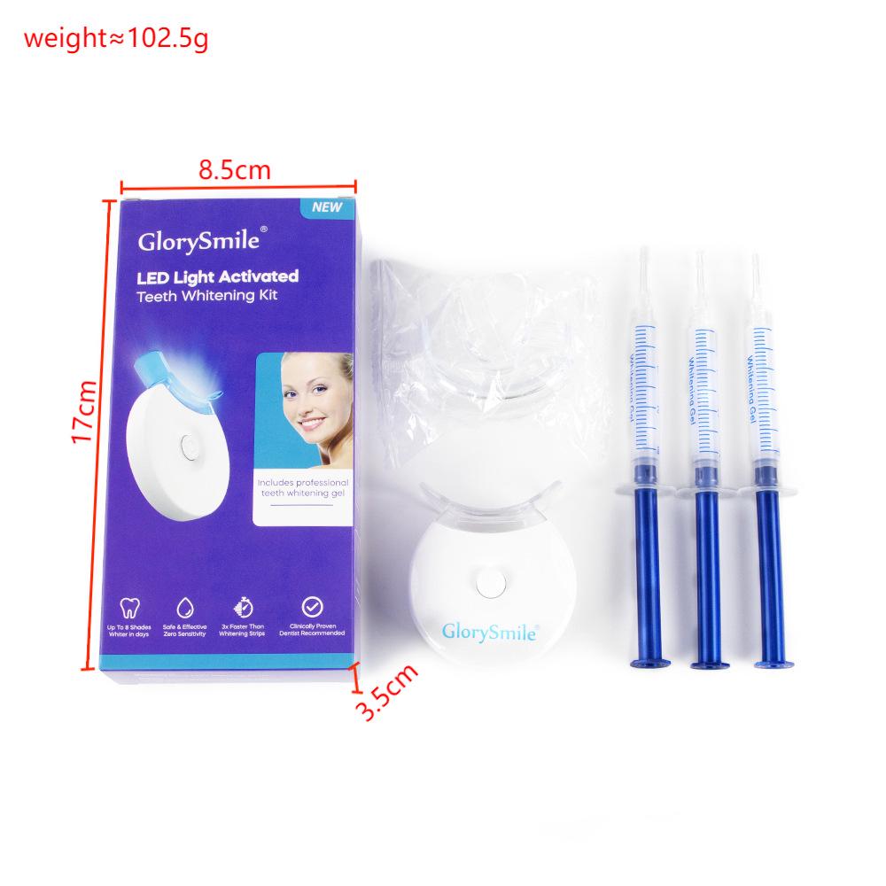 Denter Teeth Whitening Kit with LED Lamp and Gel