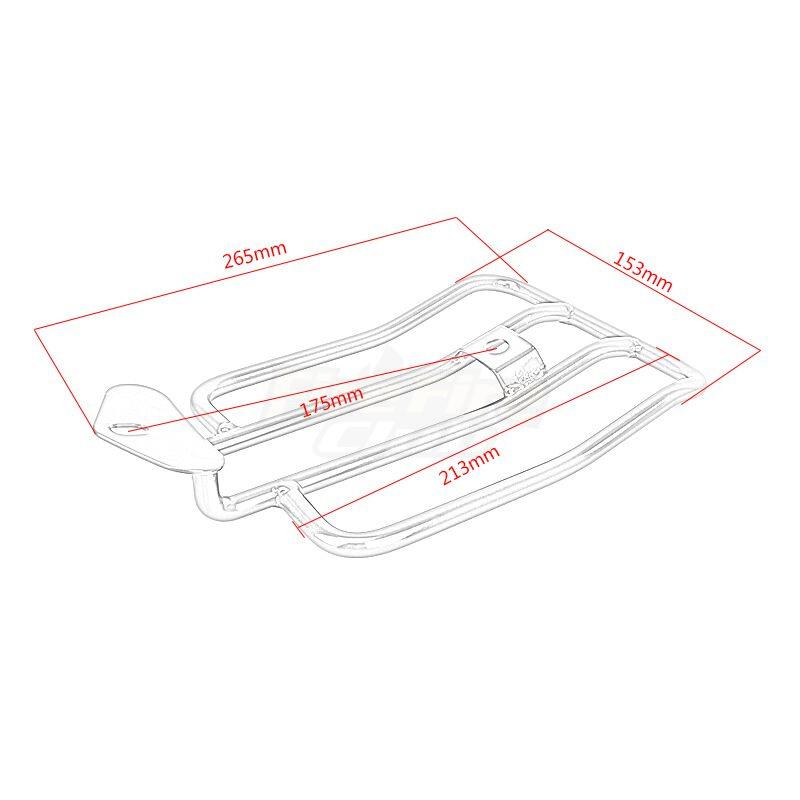 Motorcycle Black Luggage Rack Rear Solo Seat Fender Rack Shelf For Harley Sportster Iron XL 883 1200 2004-2021